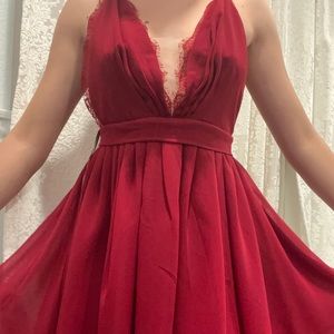 Red dress bought from Luxxel. Size small.